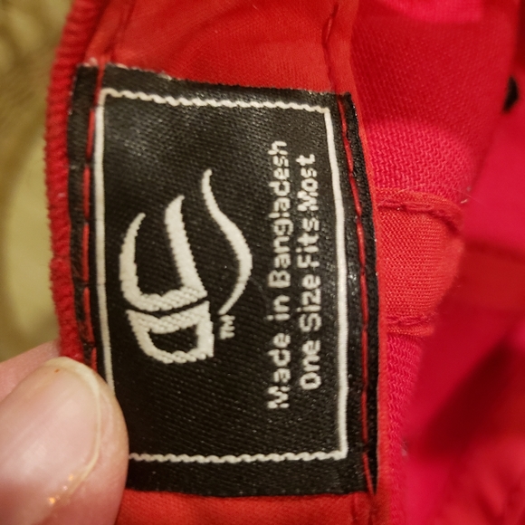 Miller Spade Cap Hat Logo embroidery Outdoor Cap brand red hook and loop back - Picture 3 of 4